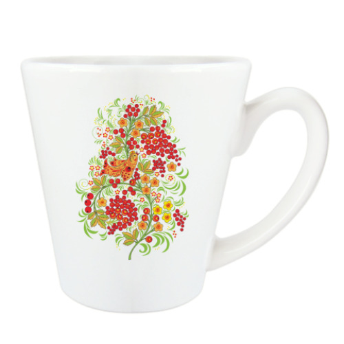 Чашка Латте Хохлома