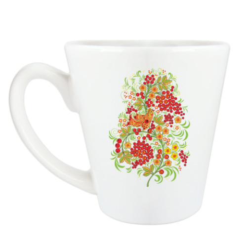 Чашка Латте Хохлома