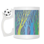 Кружка с футбольным мячиком
