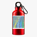 Металлическая бутылка 400 мл UV-DTF