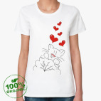 Женская футболка органик