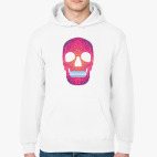 Толстовка худи Череп психоделика