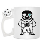 Кружка с футбольным мячиком