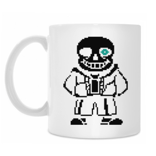 Кружка с принтом Sans Boss