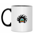 Кружка двухцветная