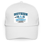 Кепка / бейсболка, белая (печать) Кепка ЮФУ - Мехмат