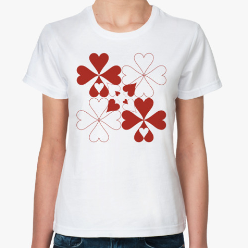 Классическая футболка с принтом lovelight