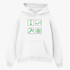 Толстовка худи оверсайз