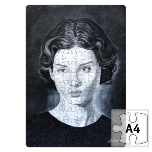 Пазл с принтом Портрет девушки