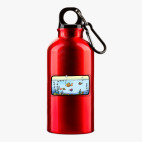 Металлическая бутылка 400 мл UV-DTF