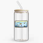 Банка с бамбуковой крышкой