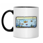 Кружка двухцветная