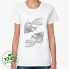 Женская футболка органик