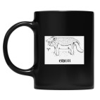 Кружка цветная UV-DTF