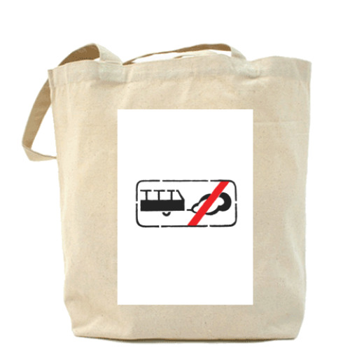 Сумка шоппер с принтом Fart