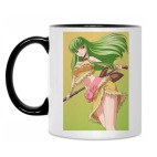 Кружка двухцветная