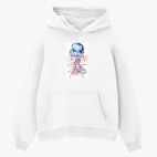 Толстовка худи оверсайз