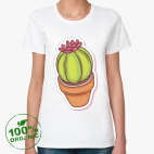 Женская футболка органик