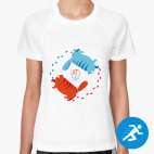 Женская спортивная футболка