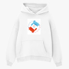 Толстовка худи оверсайз