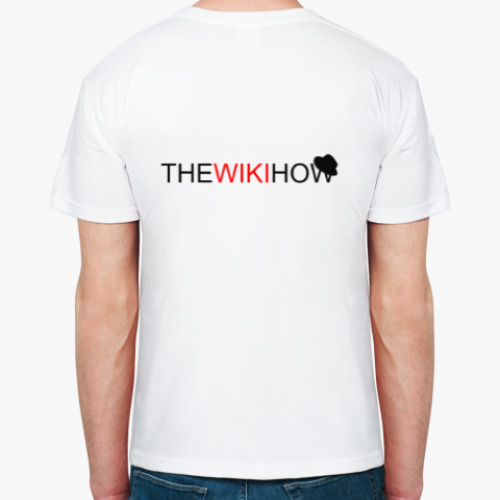 Футболка с принтом thewikihow-автошоу