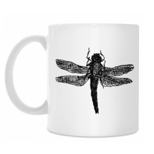 Кружка с принтом Dragonfly