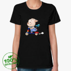 Женская футболка органик