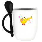 Кружка с ложкой