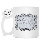 Кружка с футбольным мячиком