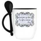 Кружка с ложкой