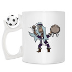 Кружка с футбольным мячиком