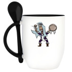 Кружка с ложкой