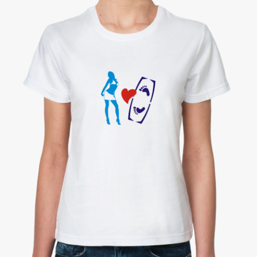 Классическая футболка ILOVE