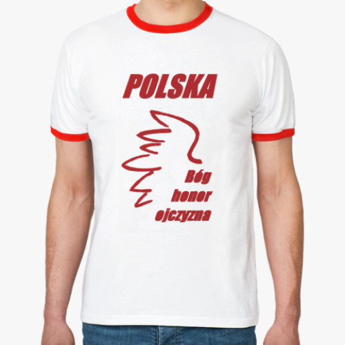 Футболка Ringer-T Polska dewiza