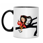 Кружка двухцветная