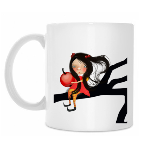 Кружка с принтом 'Рябинка'