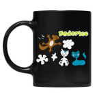 Кружка цветная UV-DTF