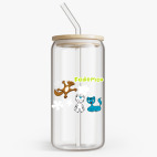 Банка с бамбуковой крышкой