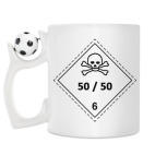 Кружка с футбольным мячиком