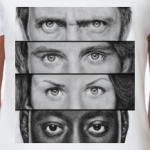 Женская футболка, белая