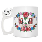 Кружка с футбольным мячиком