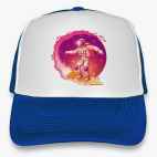 Космонавт серфер на волне