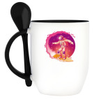 Кружка с ложкой