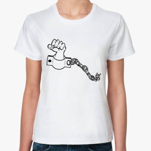 Классическая футболка с принтом Independence