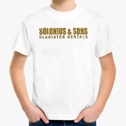 Детская футболка с принтом Solonius & sons