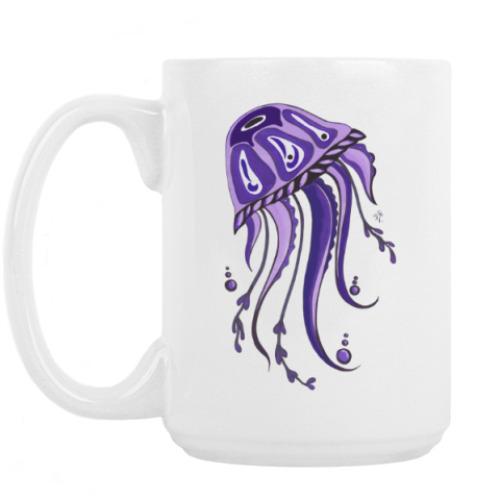 Кружка Фиолетовая медуза