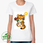 Женская футболка органик