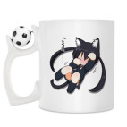 Кружка с футбольным мячиком