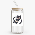 Банка с бамбуковой крышкой