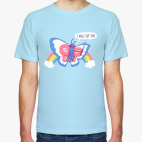 Классическая футболка бабочка